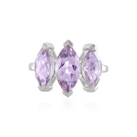 Anello in argento con Ametista Rose de France