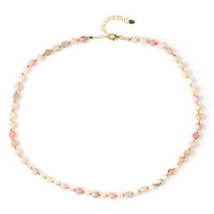 Collana in argento con Opale Rosa (Riya)