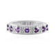 Anello in argento con Ametista