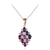 Collana in argento con Iolite