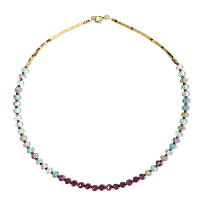 Collana in argento con Fluorite