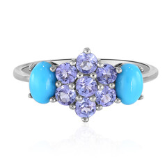 Anello in argento con Turchese Sleeping Beauty