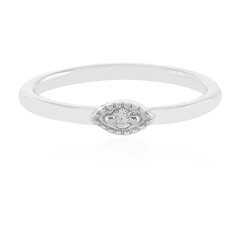 Anello in argento con Diamante I2 (H)