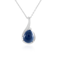 Collana in argento con Opale Blu