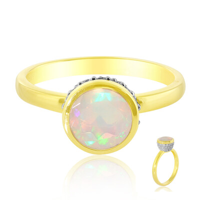 Anello in argento con Opale di Welo