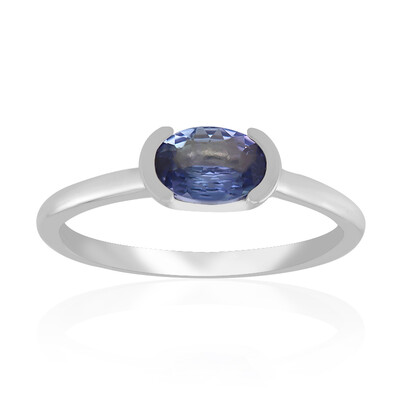Anello in argento con Tanzanite (non riscaldata)
