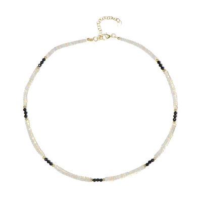 Collana in argento con Spinello Nero