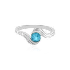 Anello in argento con Topazio Paraiba