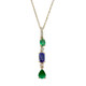 Collana in oro con Tanzanite AAA (CIRARI)