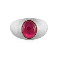 Anello in argento con Rubino del Madagascar