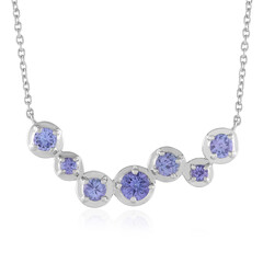 Collana in argento con Tanzanite