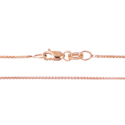 Catena spiga in Oro Rosa 9K - 50 cm - 1,33 g