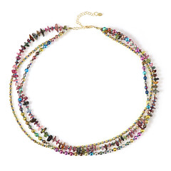 Collana in argento con Ematite (Riya)