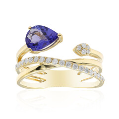Anello in oro con Tanzanite AAA (CIRARI)