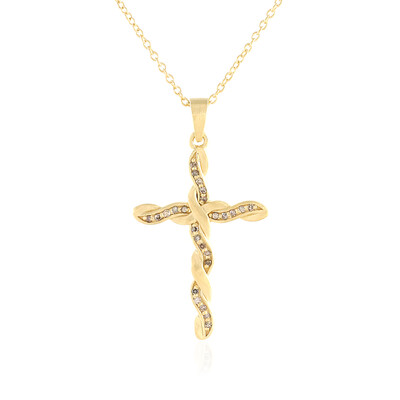 Collana in argento con Diamante Cioccolato I3