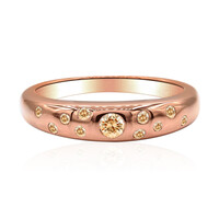Anello in oro con Diamante Rose de France SI1 di Argyle