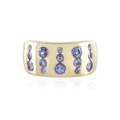 Anello in oro con Tanzanite AAA (de Melo)