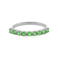 Anello in argento con Tsavorite