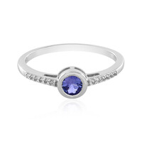 Anello in argento con Tanzanite