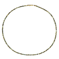 Collana in argento con Tormalina Verde Brasiliana