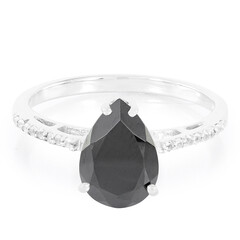 Anello in argento con Spinello Nero