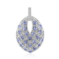 Ciondolo in argento con Tanzanite (non riscaldata)
