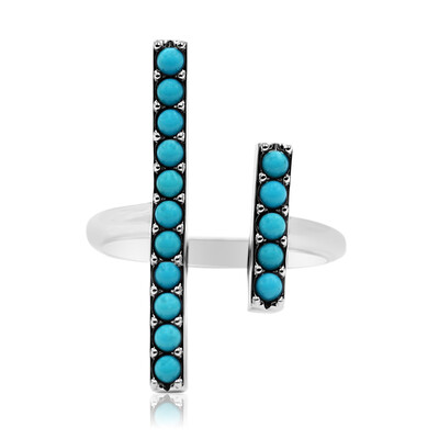 Anello in argento con Turchese Sleeping Beauty (Anne Bever)
