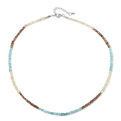 Collana in argento con Zircone Fancy
