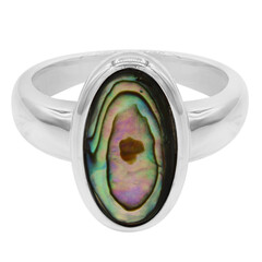 Anello in argento con Conchiglia Abalone