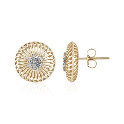 Orecchini in oro con Diamante I2 (I) (Ornaments by de Melo)