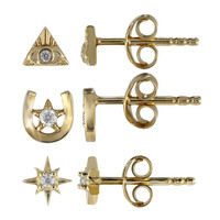 Orecchini in argento con Zircone