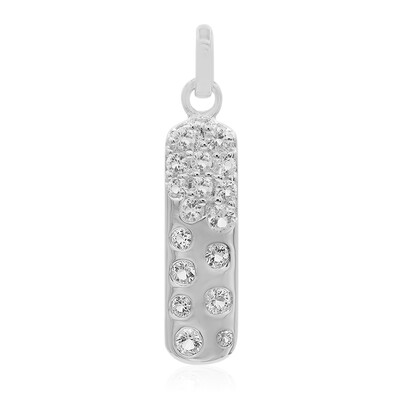 Ciondolo in argento con Topazio Bianco