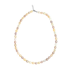 Collana in argento con Perla di Acqua Dolce (TPC)