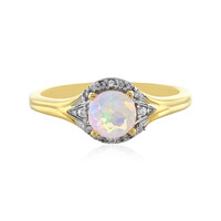 Anello in argento con Opale di Welo