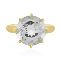 Anello in argento con Topazio Bianco