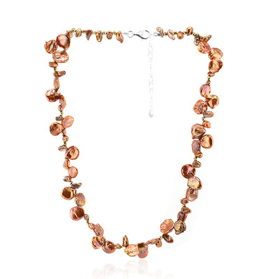 Collana in argento con Perla Keshi (TPC)