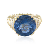 Anello in oro con Fluorite Cangiante (de Melo)