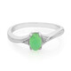 Anello in argento con Crisoprasio Imperiale