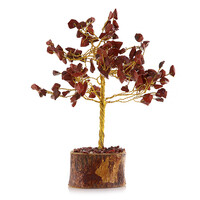 Albero in ottone con Agata Rossa