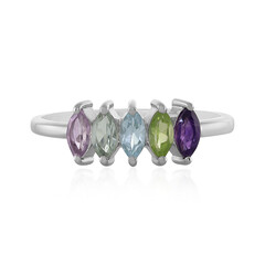 Anello in argento con Topazio Blu Cielo