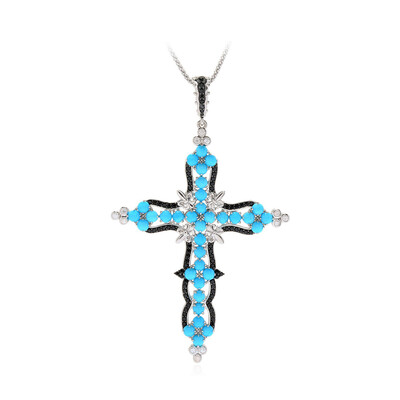 Collana in argento con Turchese Sleeping Beauty (Dallas Prince Designs)