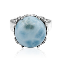 Anello in argento con Larimar
