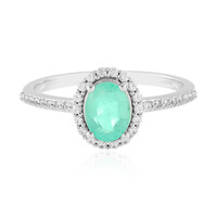Anello in argento con Smeraldo Russo