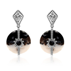 Orecchini in argento con Diaspro (Dallas Prince Designs)
