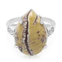 Anello in argento con Diaspro Dentritico Sonora