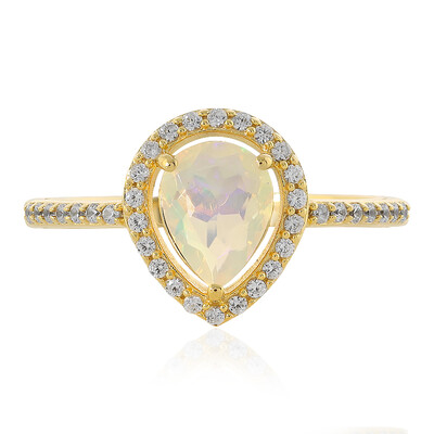 Anello in argento con Opale di Welo