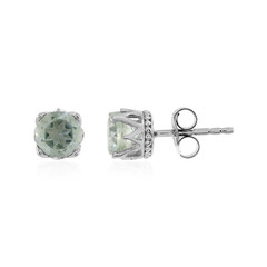 Orecchini in argento con Ametista Verde