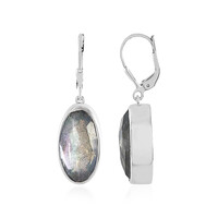 Orecchini in argento con Labradorite Verde Maniry (KM by Juwelo)