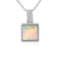 Collana in argento con Opale di Welo