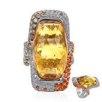 Anello in oro con Citrino (Estée Collection)
